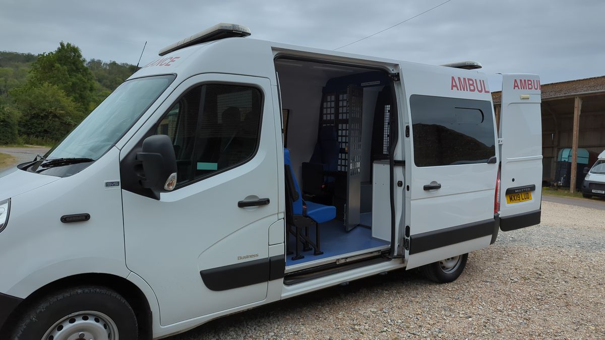 Inside the safe area: secure partition, crew seating and easy access
